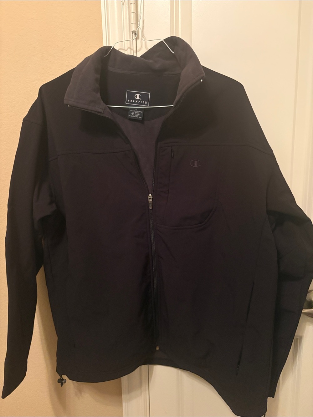 Champion Black Full-Zip Lightweight Jacket